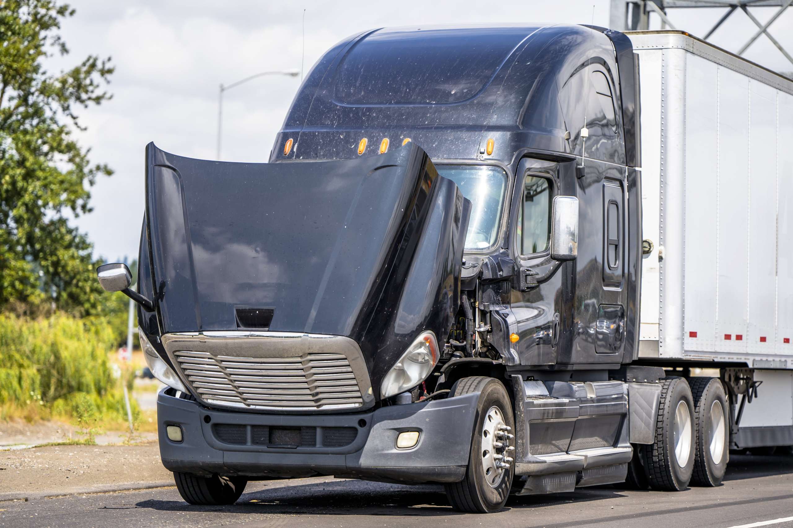 Semi truck engines