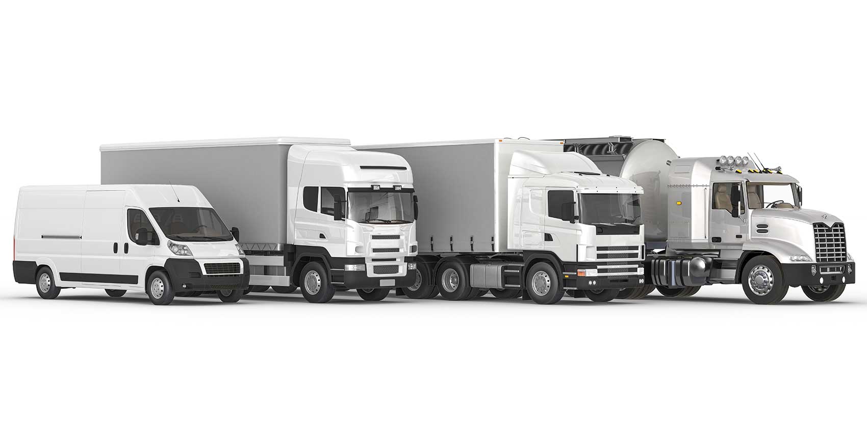 different types of commercial trucks